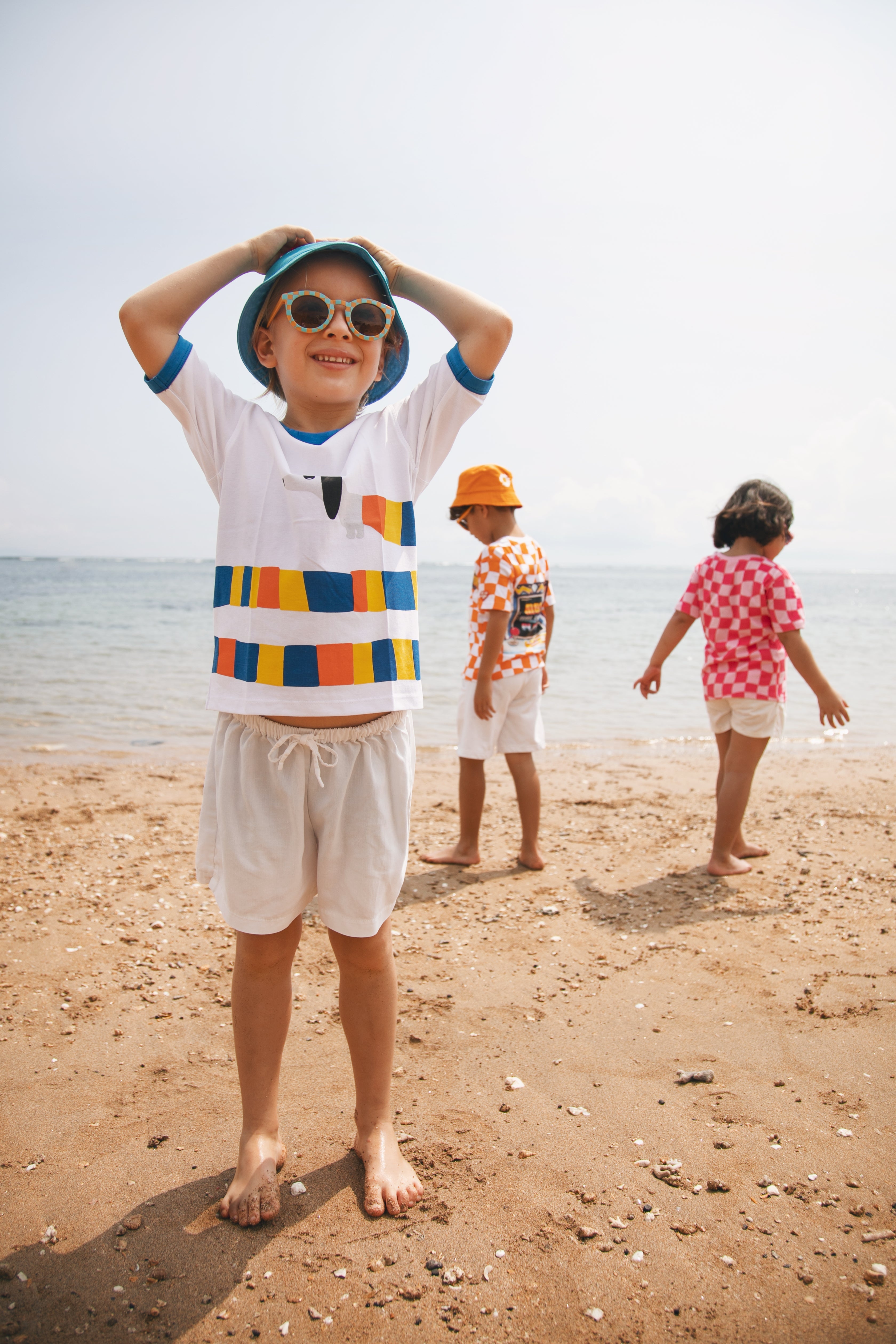 Hot Dog in blue T-shirt
